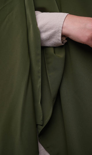 Anisah Stretch Hijaab 125*200 - Olive