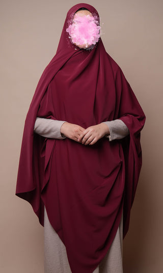 Anisah Stretch Hijaab 125*200 - Cerise