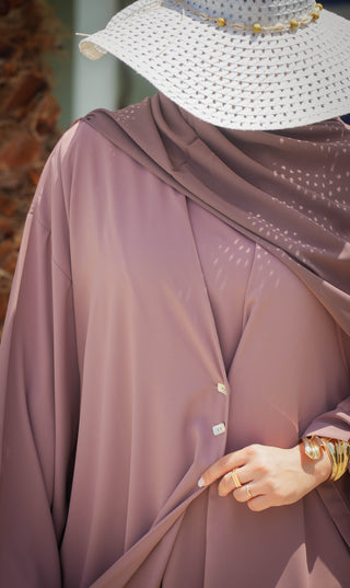 Elizabeth Open Abaya SET - IRIS DEW