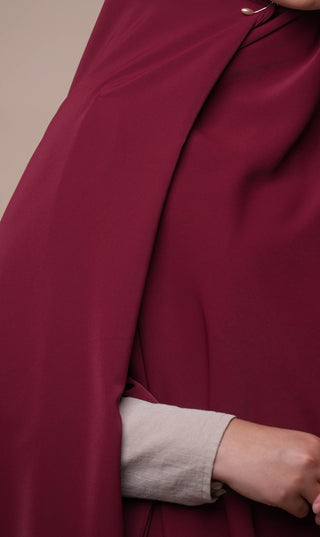 Anisah Stretch Hijaab 125*200 - Cerise