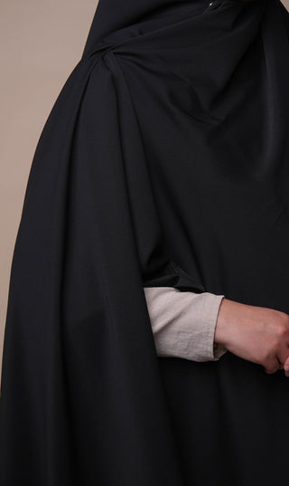 Anisah Stretch Hijaab 125*200 - Black