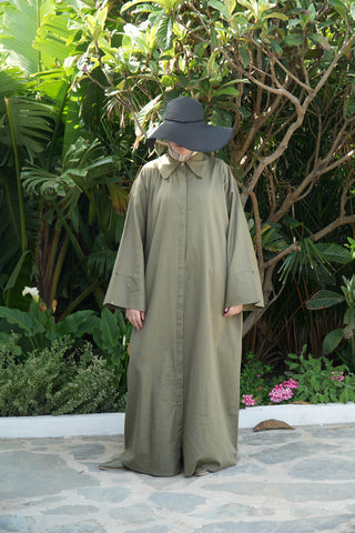 Elisa Linen Blouse Dress OLIVETTE
