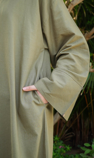 Elisa Linen Blouse Dress OLIVETTE