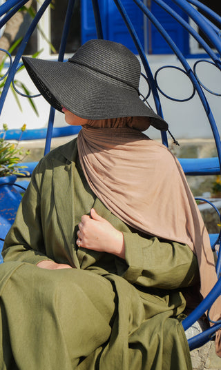 Linen Abaya Awdal Set - HERB