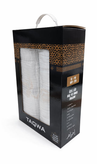 Ihraam 100 % Baumwolle (Hydrofiel) – Taqwa Müslin 1350gr