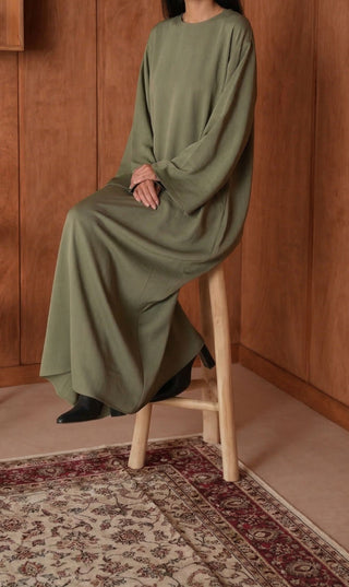 Kimono Abaya Amara - Soft Green