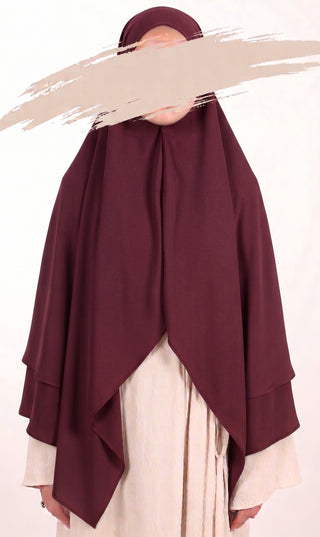 Jersey Premium Vierkant - Plum