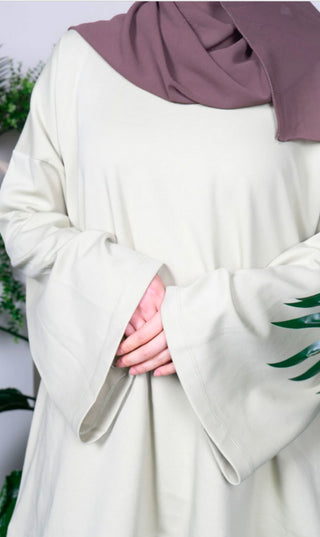 Casual Cotton Abaya Ma'on