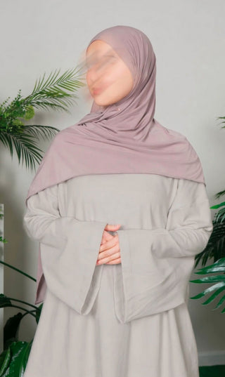 Casual Cotton Abaya Ma'on
