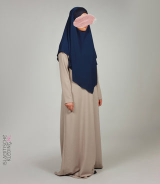 Chiffon Khimar Navy