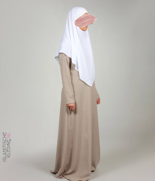 Chiffon Khimar White