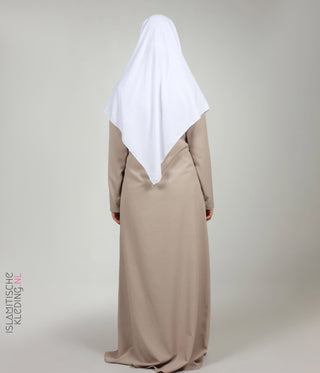 Chiffon Khimar White