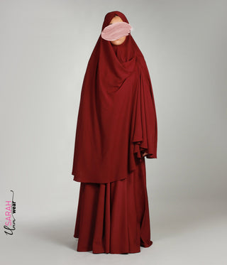 Knee Khimar Mahogany