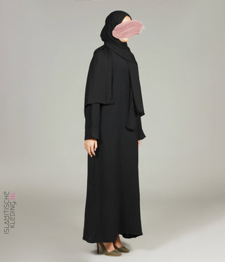Noora Kimono Abaya Black