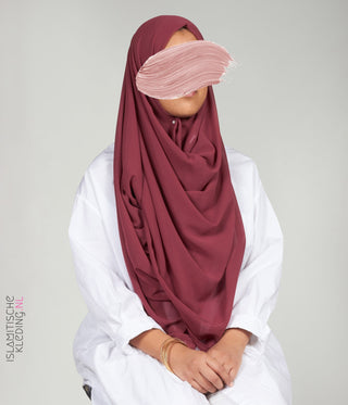 Chiffon G-Scarf - Framboise