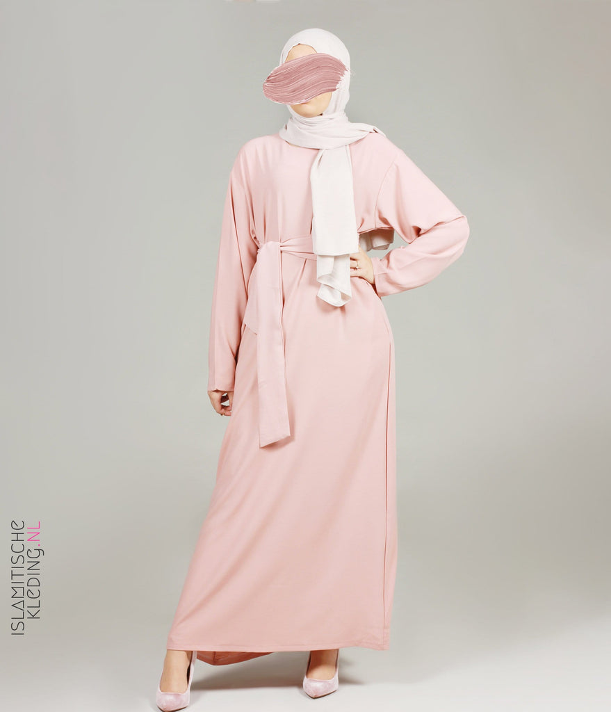 Klassischer Abaya Gürtel - Vintage Pink