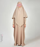 Triangle Khimar - Light Taupe