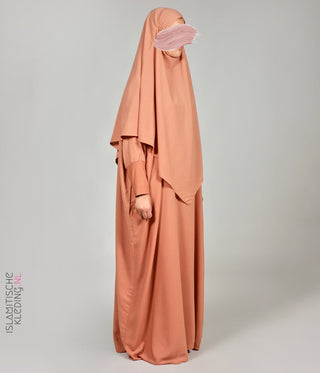 Triangle Khimar - Dusty Peach