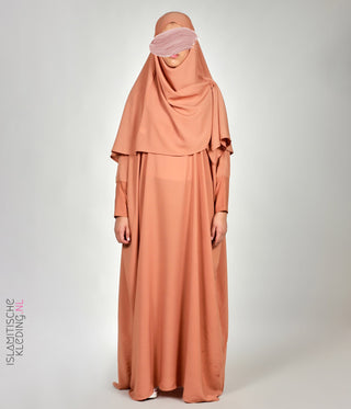 Triangle Khimar - Dusty Peach