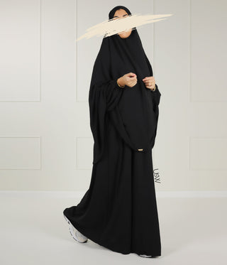 A-line PUFF Abaya Jazz - UsW - Noir