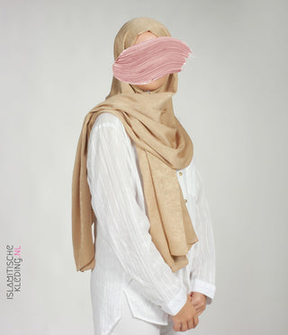 Svilena šal Salwa 180 cm - fino zlato