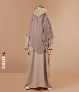 Triangle Khimar - Taupe