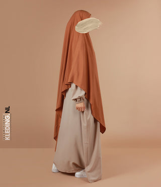 XL Triangle Khimar - Camel