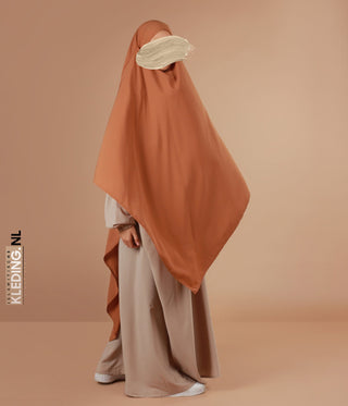 XL Triangle Khimar - Camel