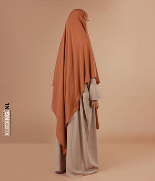 XL Triangle Khimar - Camel