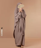 XL Triangle Khimar - Taupe
