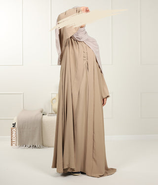 Noora Kimono Puff Sleeve Latte