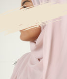 حجاب فوري كامل مقاس XL - دانتيل وردي