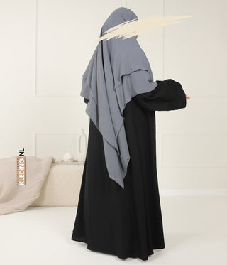 Double Diamond KHIMAR Jaz- Dark Grey