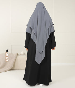 Double Diamond KHIMAR Jaz- Dark Grey