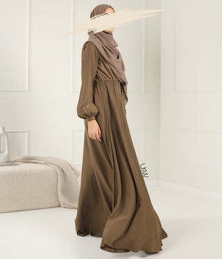 Abaya Maleekah Aaliia - Army Green