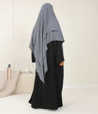 Double Diamond KHIMAR Jaz- Dark Grey