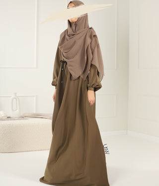 Abaya Maleekah Aaliia - Army Green