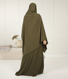 Hijab XXL Jaz - 125*200 - Dunkeloliv