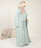 Kimono & Abaya set od mikrovlakana - Mint
