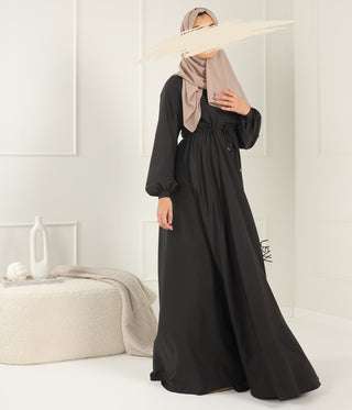 Abaya Maleekah Crepe Royale - التبغ