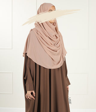 Full Estant Hijaab XXL - Rose Taupe