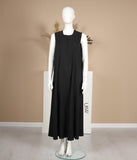 فستان تايما سهل الارتداء - أسود
