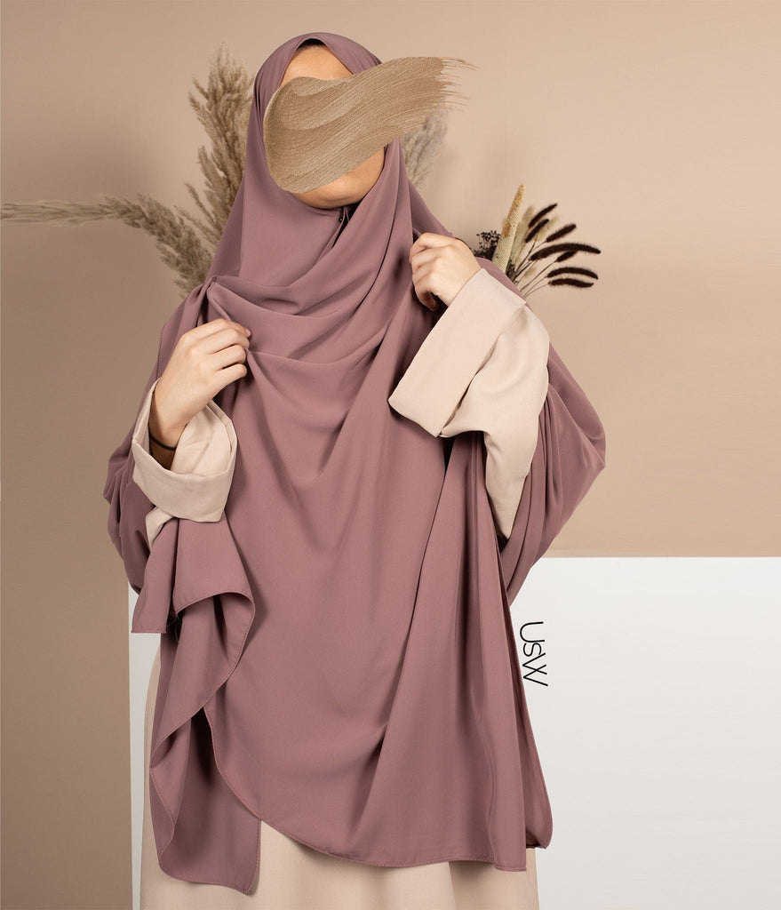 Hijab XXL Pearl - 125x200 - Mauve Brown