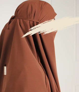 Double Diamond KHIMAR MEDINI Silk - Cinnamon