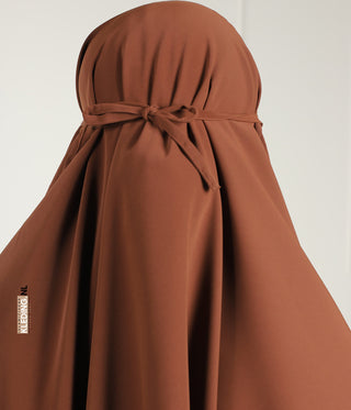 Double Diamond KHIMAR MEDINI Silk - Cinnamon