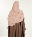 Full Instant Hijab XXL - Heller Pfirsich