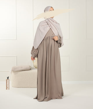 Jilbab Jazz Balloon Sleeve - Mink