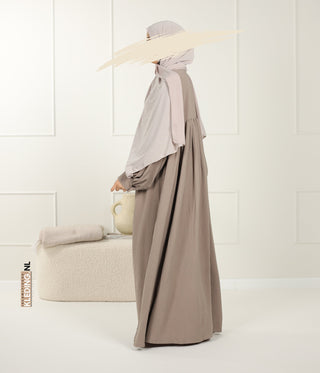 Jilbab Jazz Balloon Sleeve - Mink