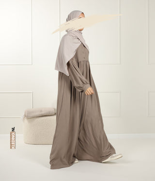 Jilbab Jazz Balloon Sleeve - Mink