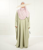 حجاب فوري كامل مقاس XL - دانتيل وردي
